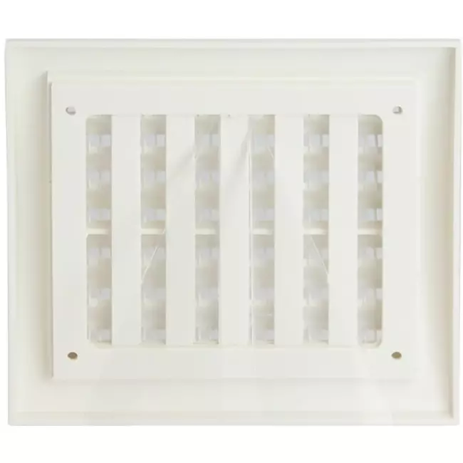 Wall grille adjustable 150x150 white - N10R