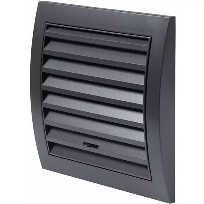 Wall grille Adjustable 150x150 mm anthracite - N10RA