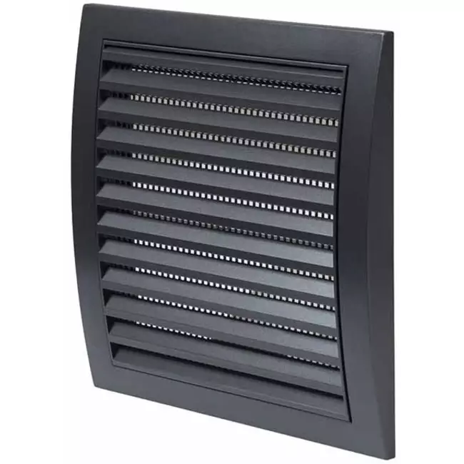 Wall grille 190x190 mm anthracite - N12A