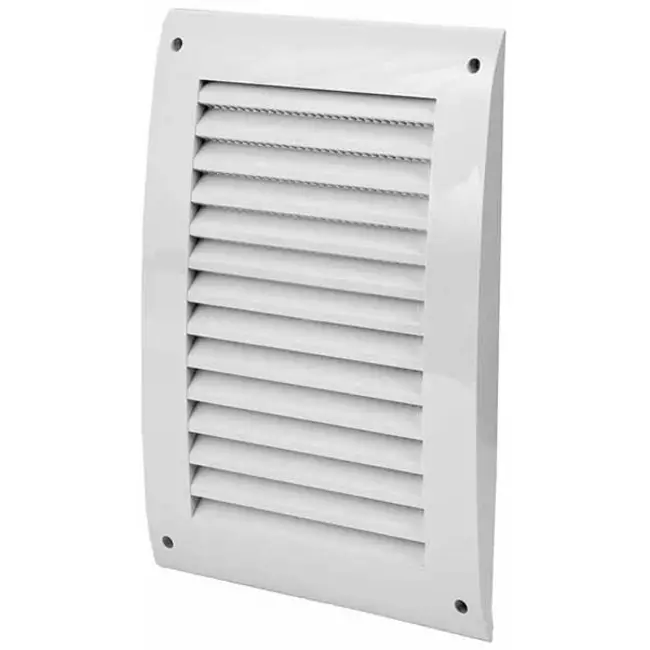Wall grille 250x170 mm white - N25