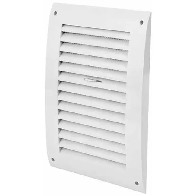 Wall grille Adjustable 250x170 mm white - N25R