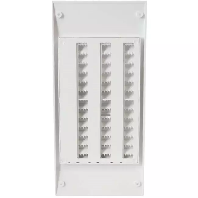 Wall grille Adjustable 300x140 mm white - N30R