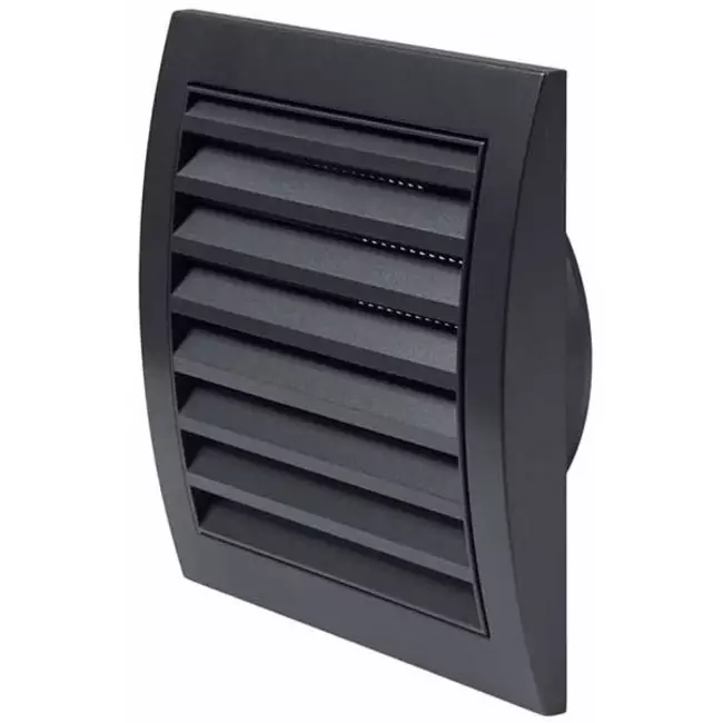 Wall grille Adjustable 150x150 mm diameter 100 mm anthracite - ND10A