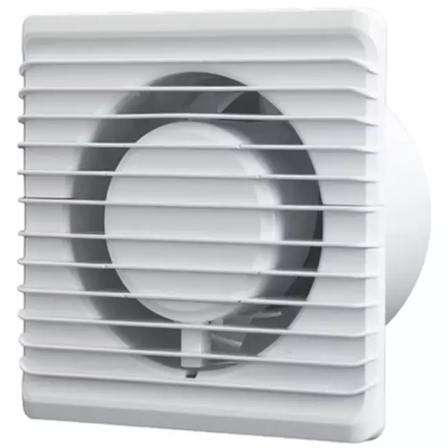 Bathroom extractor fan Ø 125 mm white - energy planet 125 HS