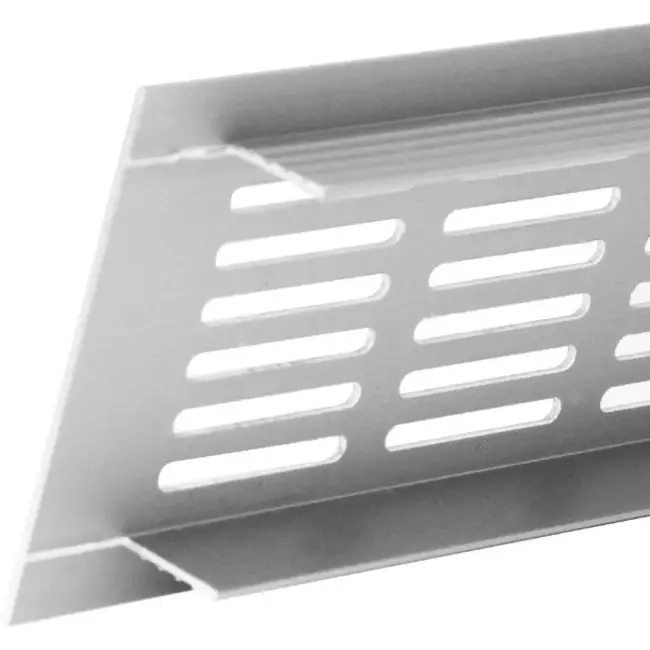 Skirting diffuser aluminium - silver L=300mm x H=60mm -RA630S
