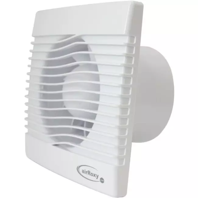 Bathroom extractor fan white - Ø 100 mm (pRim100S)