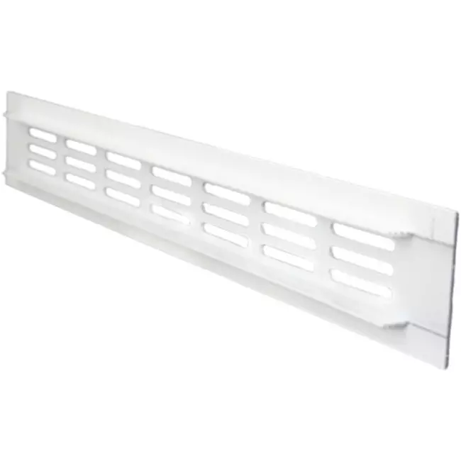 Skirting diffuser aluminium - white L=300mm x H=40mm -RA430