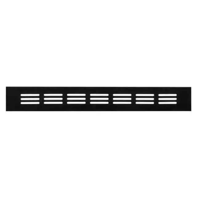 Skirting diffuser aluminium - black L=300mm x H=40mm -RA430B