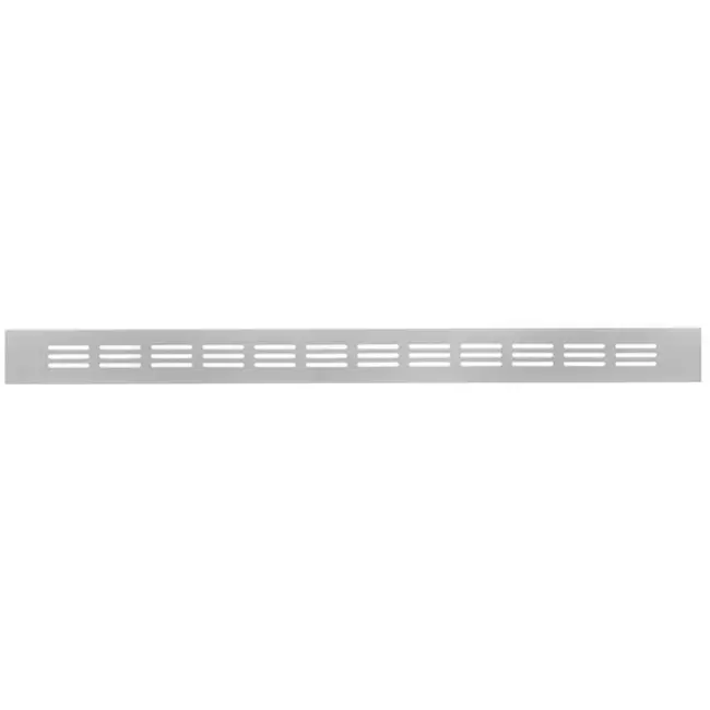 Skirting diffuser aluminium - silver L=500mm x H=40mm -RA450S