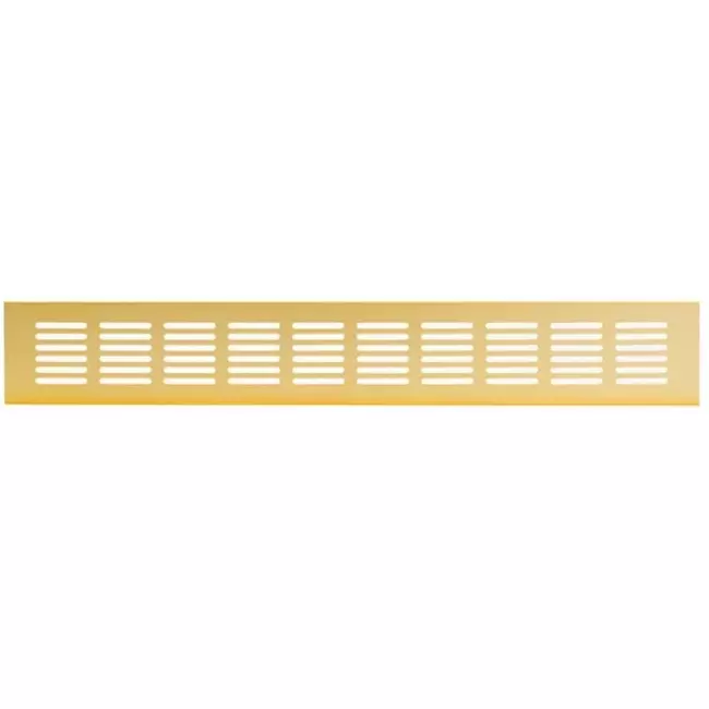 Skirting diffuser aluminium - gold L=400mm x H=60mm -RA640G