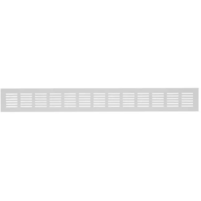 Skirting diffuser aluminium - silver L=500mm x H=60mm -RA650S