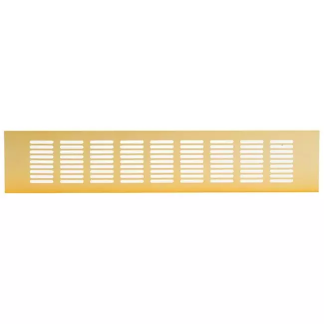 Skirting diffuser aluminium - gold L=400mm x H=80mm -RA840G