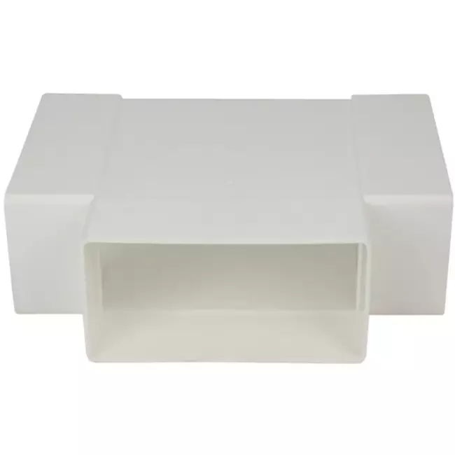Rectangular plastic T-piece 110 x 55 - KT
