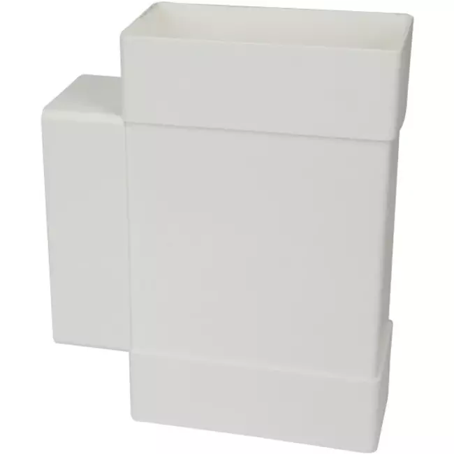 Rectangular plastic T-piece 110 x 55 - KT