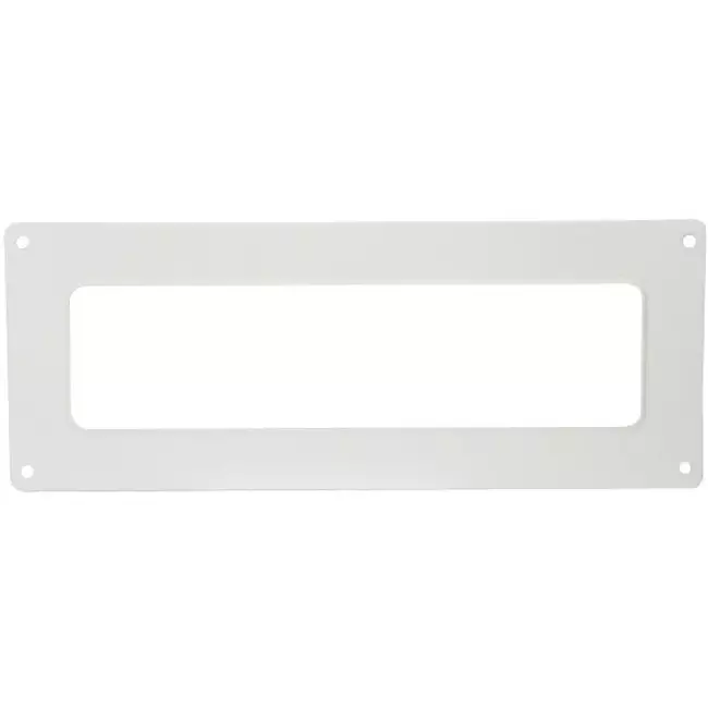 Rectangular plastic wall flange 220 X 55mm - KF25