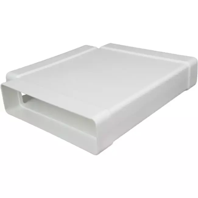 Rectangular plastic T-piece 220 x 55mm - KT25