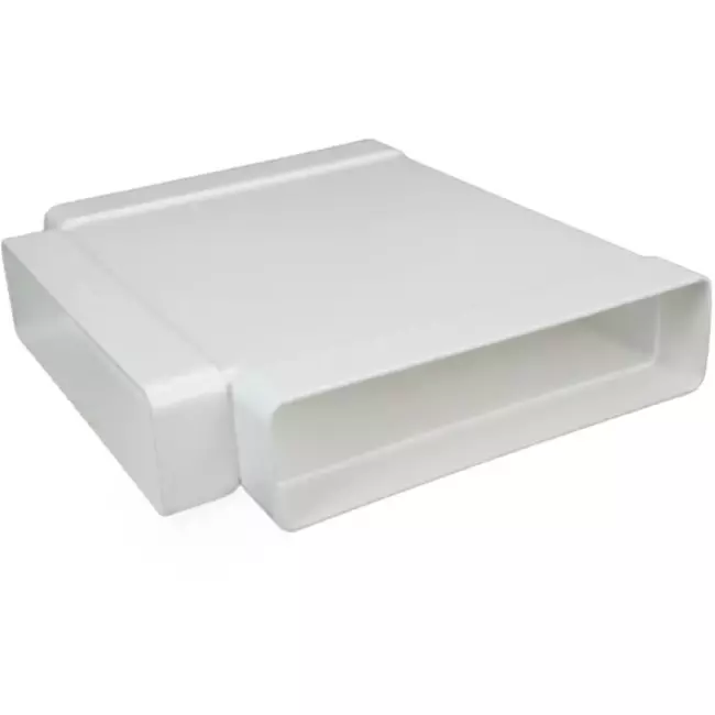 Rectangular plastic T-piece 220 x 55mm - KT25