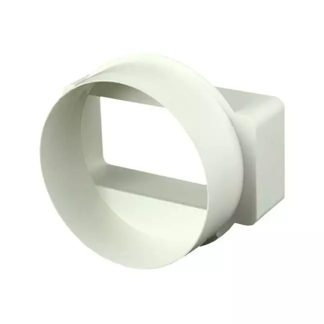 Rectangular plastic reducer Ø 100mm - 110 x 55 - KSD1