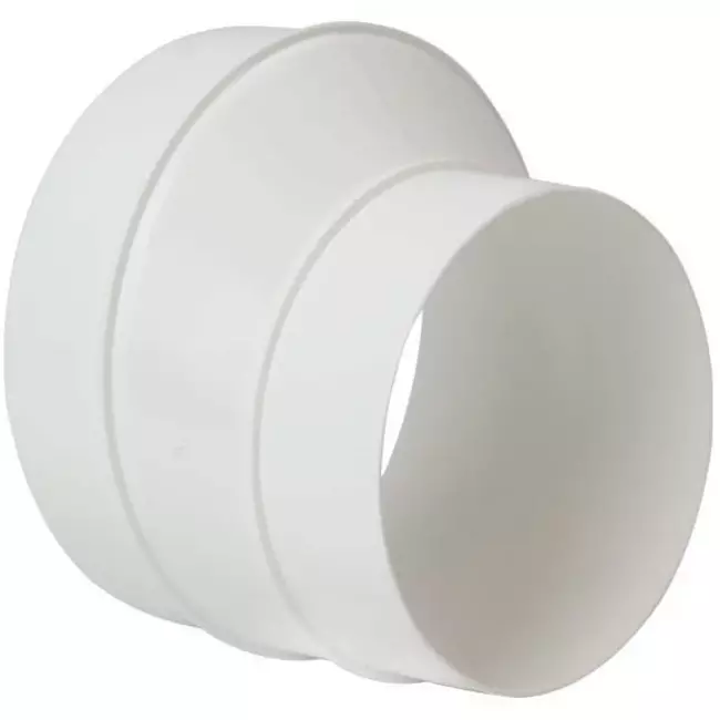Round plastic connector 125mm to 100mm - AP125-100