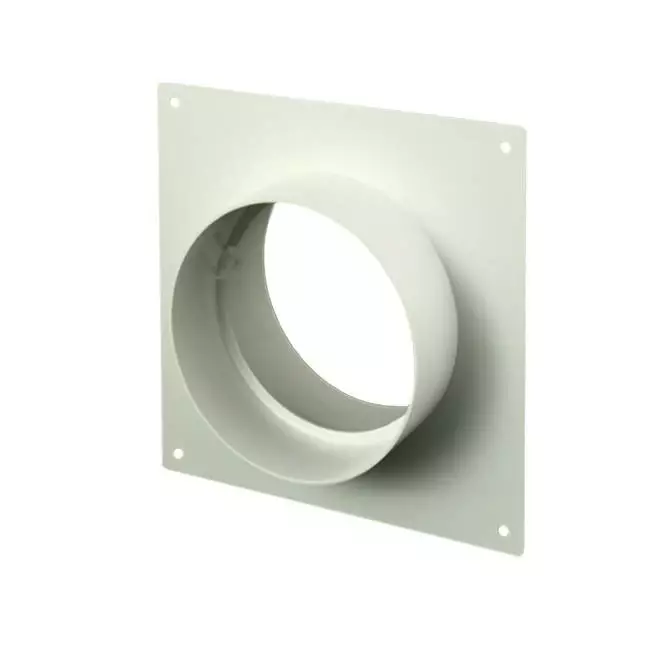 Round plastic wall plate diameter: 125mm AFS125