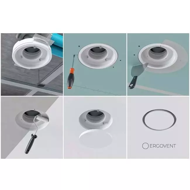 Ergovent frameless ventilation valve round 160 mm