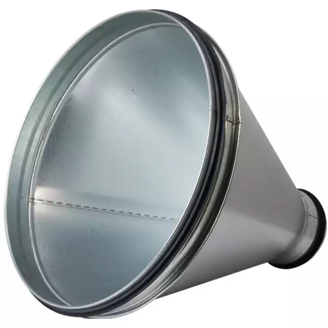 Reducer from Ø 315 mm - Ø 250 mm for spiral duct