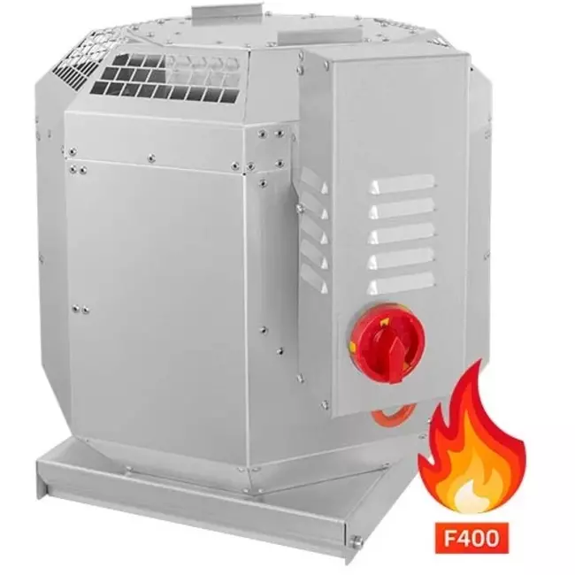 Roof fan flue gas outlet vertical - DVN 450 D4 F4 30