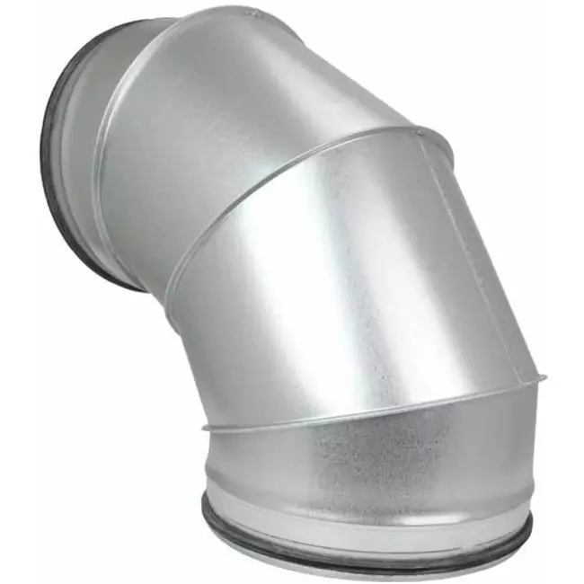 Round spiral bend 90° Ø 315mm for spiral duct