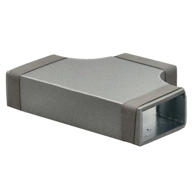 Thermoduct T-piece 90 degrees 300x80 - 220x80 for ducting