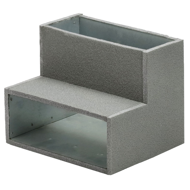 Thermoduct flat duct elbow 90 degrees 220x80 mm vertical