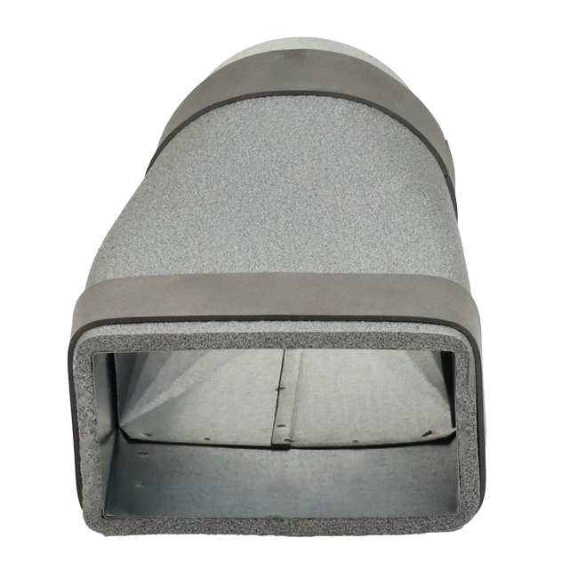 Thermoduct reducer 220x80 mm to diameter 150 mm