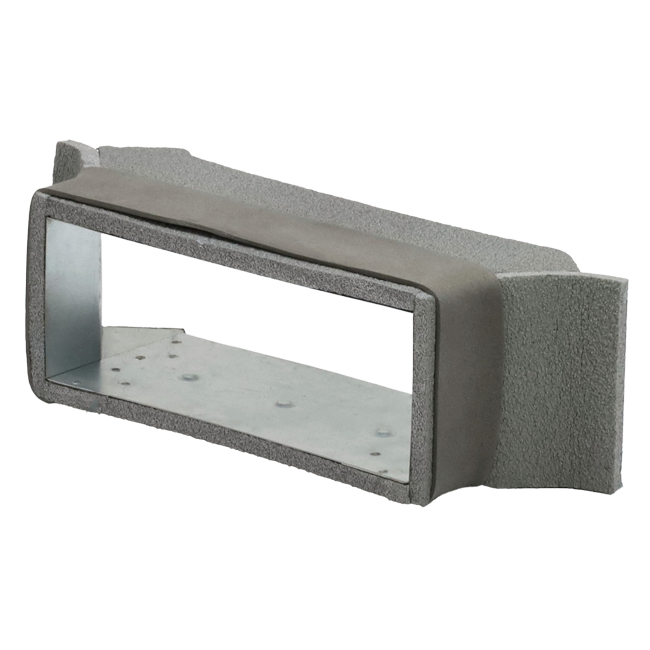 Thermoduct side connection 170mm x 80mm duct