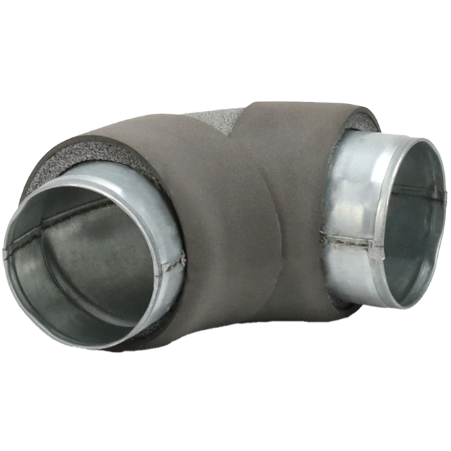 Thermoduct bend diameter 80 mm 90º (not safe)