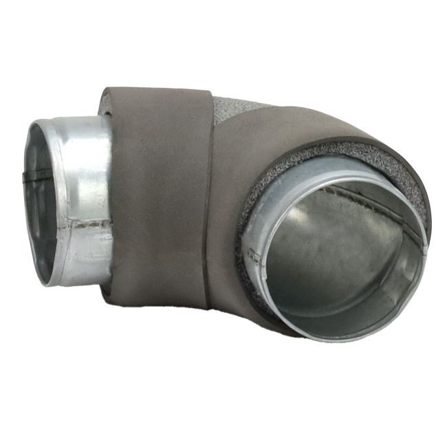 Thermoduct bend diameter 80 mm 90º (not safe)
