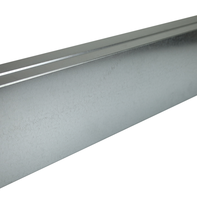 Galvanized collapse channel 220x80 mm with length 1500 mm