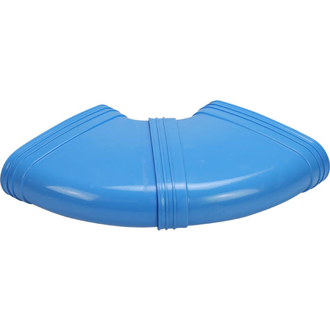 Wavin Ventiza Elbow 90 degrees PVC oval 235x80 mm horizontal M/M