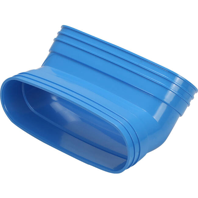Wavin Ventiza Elbow 45 degrees PVC oval 235x80 mm vertical M/M