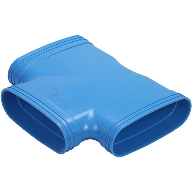 Wavin Ventiza T-piece 90 degrees PVC oval 195x80 mm M/M/M