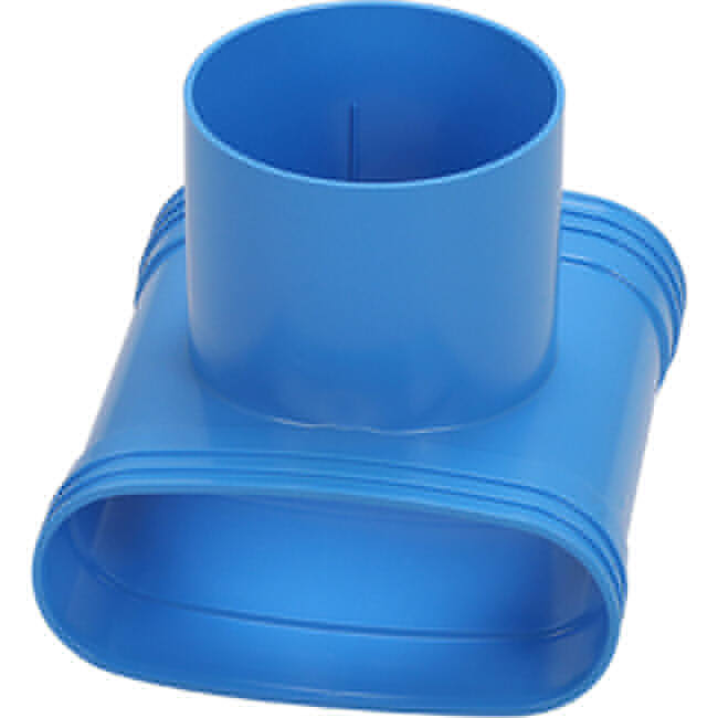 Wavin Ventiza PVC T-piece oval 195x80 mm with diameter 160 mm M/M/M