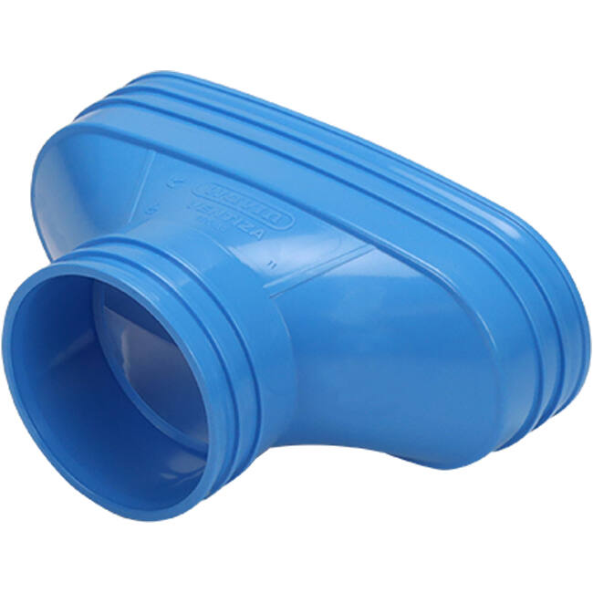 Wavin Ventiza Transition PVC Oval 195x80 mm to 80 mm M/M