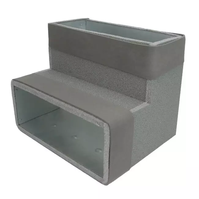 Thermoduct bend 90 degrees 170x80 vertical duct