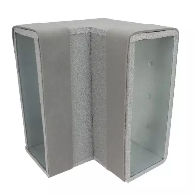 Thermoduct bend 90 degrees 170x80 vertical duct