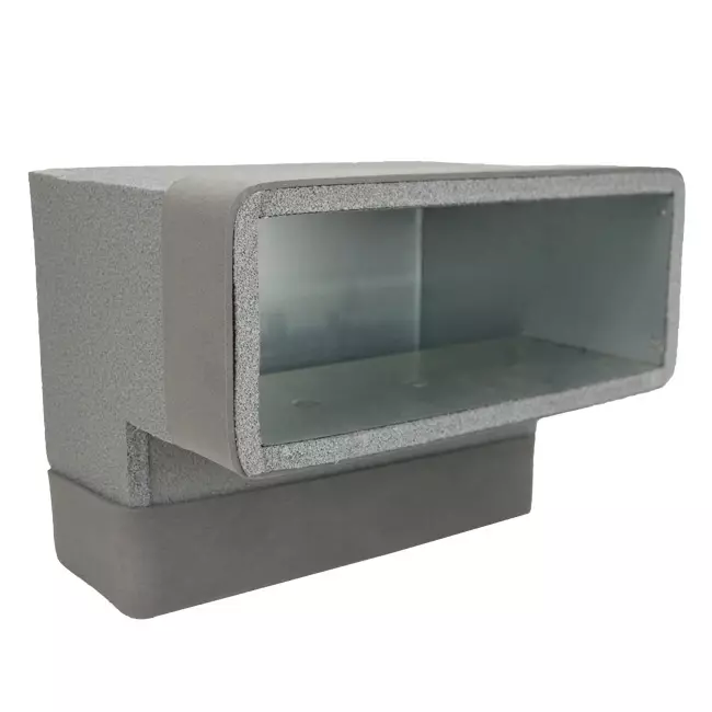Thermoduct bend 90 degrees 170x80 vertical duct