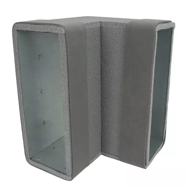 Thermoduct bend 90 degrees 170x80 vertical duct