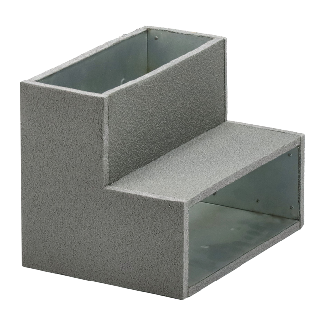 Thermoduct flat duct elbow 90 degrees 220x80 mm vertical