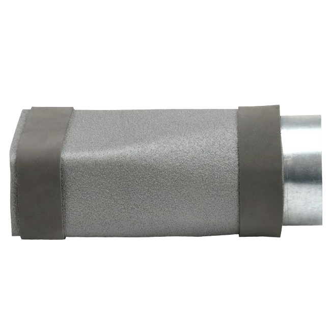 Thermoduct reducer 220x80 mm to diameter 125 mm