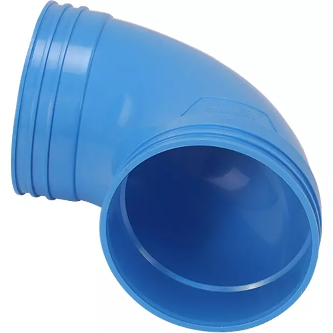 Wavin Ventiza 90 degrees PVC bend round 125 mm M/M