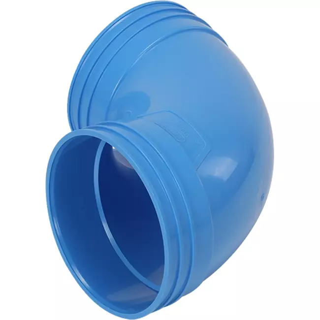 Wavin Ventiza 90 degrees PVC bend round 125 mm M/M