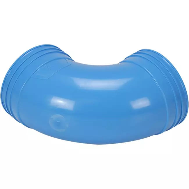 Wavin Ventiza 90 degrees PVC bend round 125 mm M/M