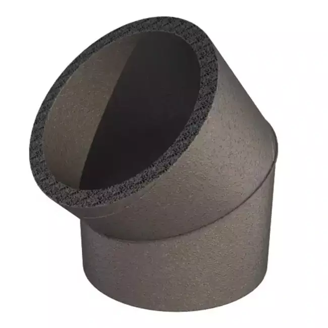 Ubbink Aerfoam 45 degree bend 160 mm